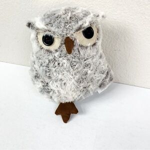 Portland Plush Grey Swirl Owl Orion 10”
